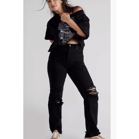 Free People Denim - Free People CRVY Straight Shooter Jeans NWOT